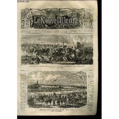 Le Nouvel Illustré N°82 - 1ère Année : Engagement De La Cavalerie Fédérale Contre Les Prussiens, Près D'aschaffenbourg - Courses À Nancy - Les Saisons Des Eaux En Allemagne, Dessiné Par Cham ...