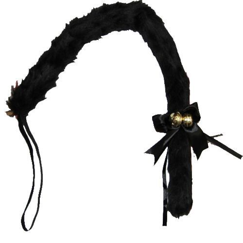 Une Queue Noir Chat (Grande Taille) Black Sugar Cosplay Costume Déguisement Soirée Black Sugar