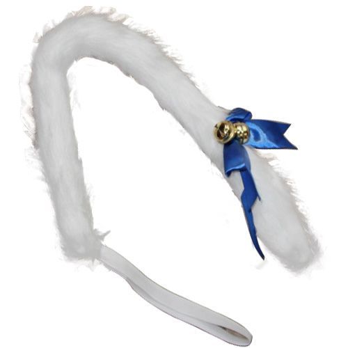 Une Queue Blanc Blanche Chat (Grande Taille) Black Sugar Cosplay Costume Déguisement Soirée Black Sugar