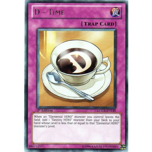 Carte Yu-Gi-Oh - D - Time/Moment D - Legendary Collection 2 - Rare 1ere Edition Lcgx-En149