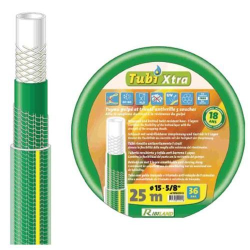 Tuyau D?arrosage Guipe Tricote Antivrille 5 Couches 50m Ribimex
