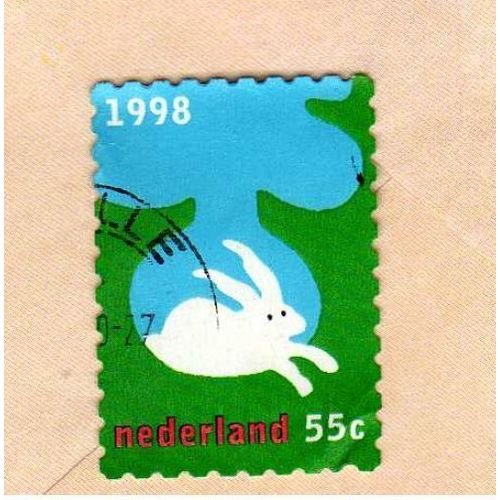 Timbre Nederland Pays-Bas Fêtes De Fin D'année 1998