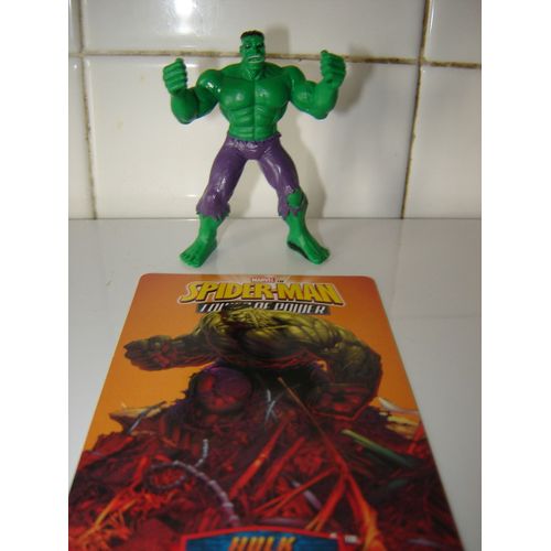 Spiderman Tower Of Power : Figurine  Hulk + Sa Carte