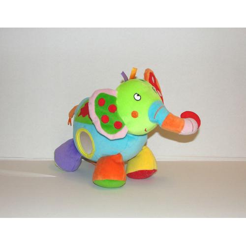 Elephant Peluche Hochet Jeu D'eveil