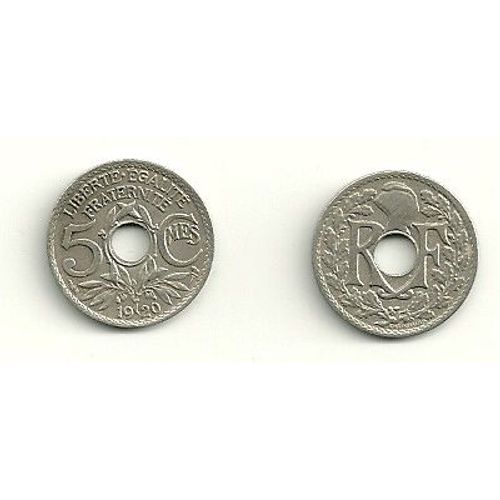Piece 5 Centimes France 1920