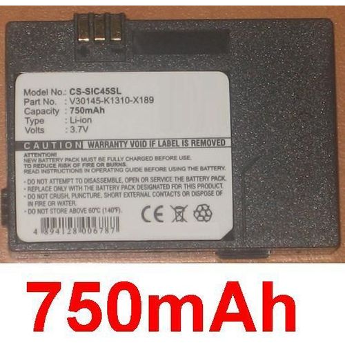Batterie Compatible Siemens C45 600mah