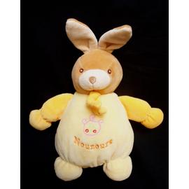 Peluche lapin confiture de fraise et framboise Nounours, Vintage