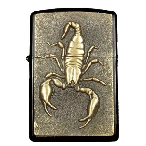 Briquet Tempête À Essence (Réplique De Zippo) - Scorpion En Relief -