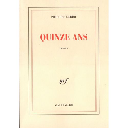 Quinze Ans