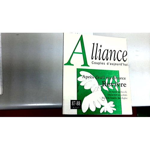 Alliance  N° 87 : Couples D'aujourd'hui