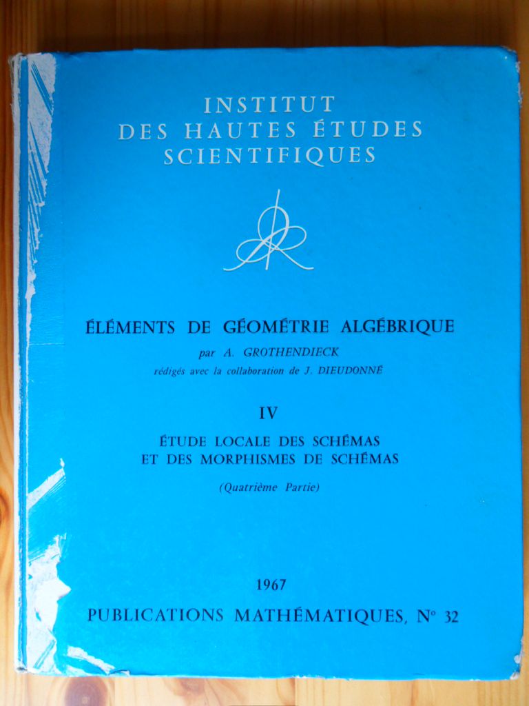 Elements de geometrie algebrique Ⅲ grothendieck-