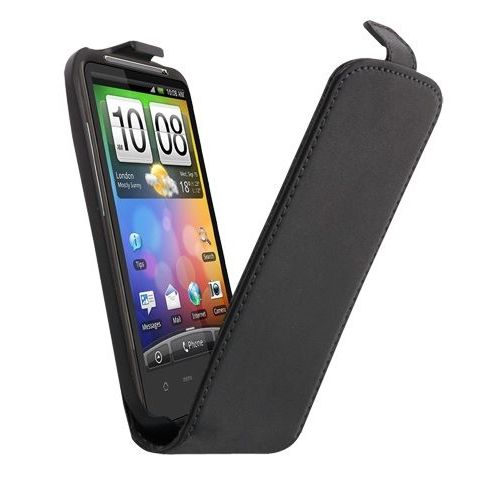 Etui Coque Noir Avec Rabat Pour Htc One S
