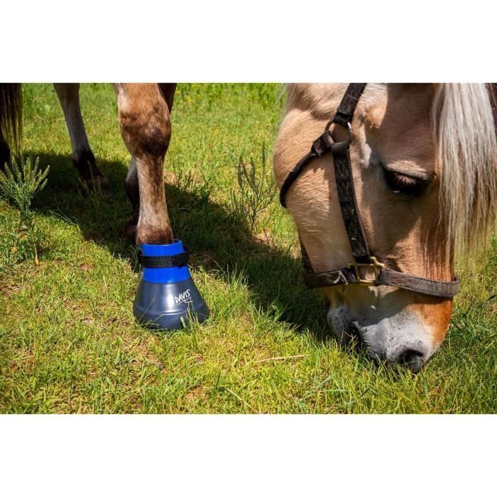 Protection Sabots Pour Cheval Horse Master Davis - Bleu - Taille 3