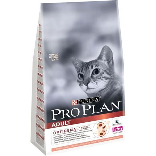 Purina Proplan Optirenal Chat Adulte Saumon Riz Croquettes 10kg