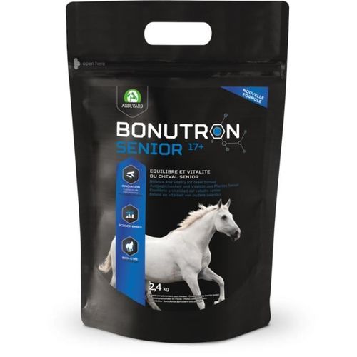 Bonutron Senior 17+ Aliment Complémentaire Equilibre Vitalité Cheval Senior Granule 2,4kg