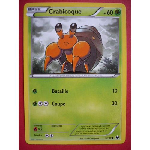 Crabicoque 7/108 Explorateurs Obscurs