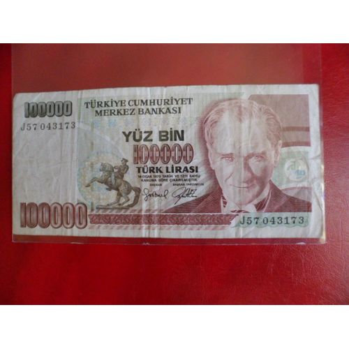 Turquie 100000 Lirasi , 14 Ocak 1970