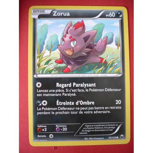 Zorua  70/108  Explorateurs Obscurs