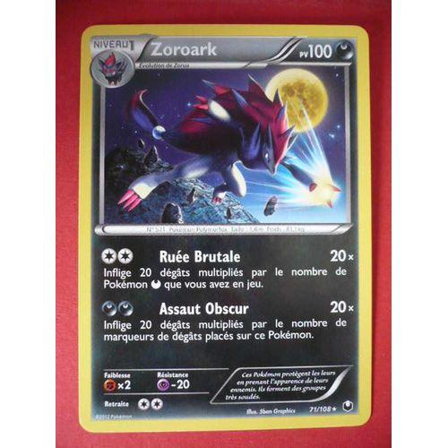 Zoroark  71/108  Explorateurs Obscurs