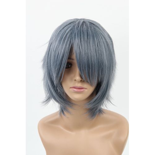 Akira Gris  Perruque   Wig Cosplay Soirée Déguisement Costume Mode Belle Qualité