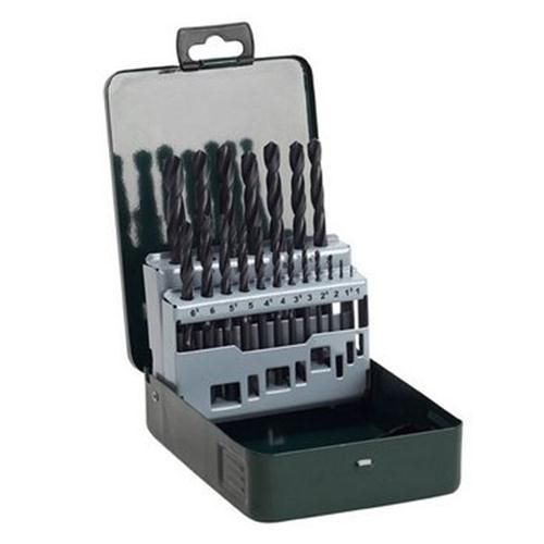 Ensemble de 19 forets pour métaux HSS-R, avec boîte métallique Bosch