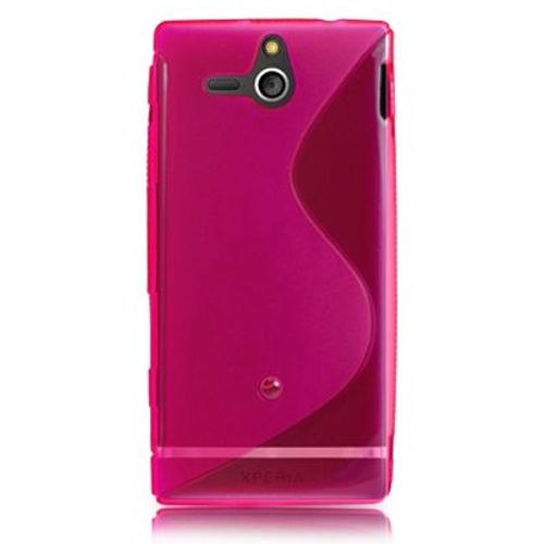 Protection Minigel Sony Xpéria-U / St25i Bi-Matières Rose