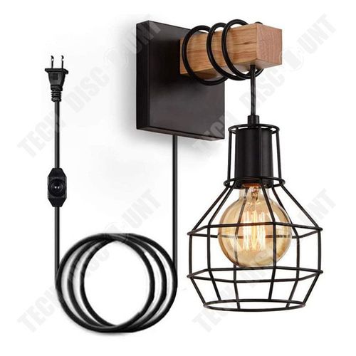 Td® Lampes Et Lanternes Vintage Allée Du Bar Lampes Murales Créatives De Patio Lampes Et Lanternes De Chevet En Bois Rond