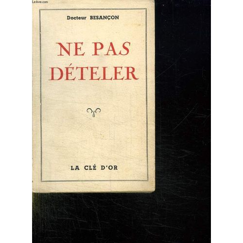 Ne Pas Deteler.