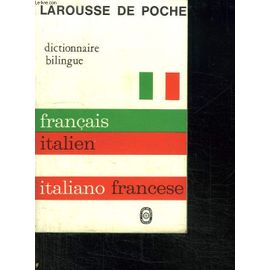 Larousse De Poche Francais Italien Et Italien Francais.