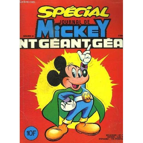 Special Journal De Mickey Geant Supplement Au N° 1408.