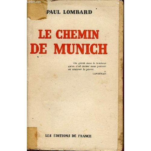 Le Chemin De Munich.