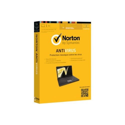 Norton Antivirus 2013 - Version Boîte (1 An) - 1 Pc - Cd - Win - Français)