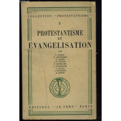 Protestantisme Et Evangelisation