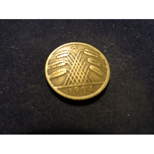 Allemagne 10 Deutsches Reichpfennig,1924a