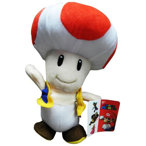 Super Marion Bros - Peluche Toad 30 Cm