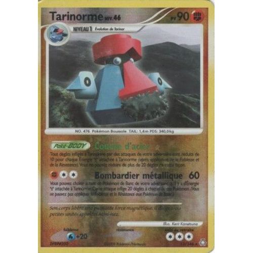 Carte Pokémon "Tarinorme Niv.46" Pv90 Holo Reverse 13/146
