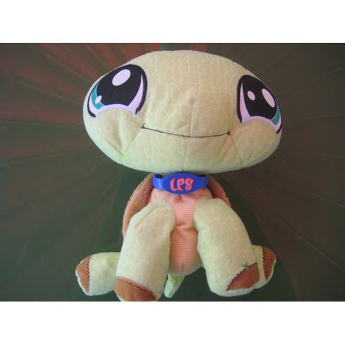 Doudou Peluche Tortue Petshop Hasbro 27 Cm