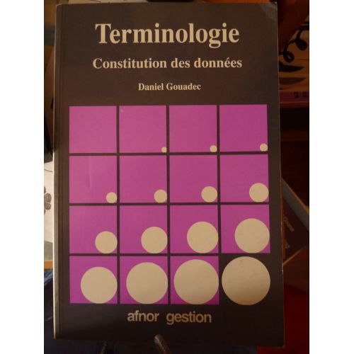 Terminologie - Constitution Des Données