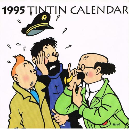 Tintin - Calendrier 1995 - Hergé/Moulinsart-Sundancer - Edition Casterman.