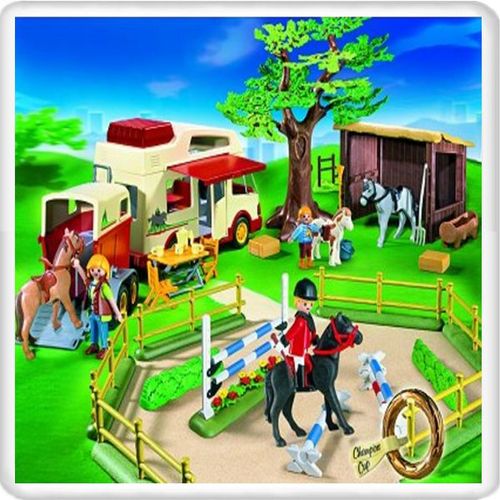 Playmobil 4074 - Carrière Avec Camping-Car Et Remorque