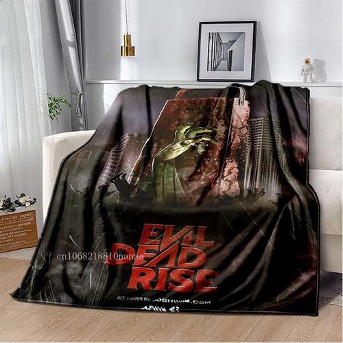 Couverture En Peluche Mesurost Around Glutnel Série De Films D'horreur Evil Frequency Rise Couverture De Démon Literie Douce Couvre-Lit Housse De Canapé Wskins