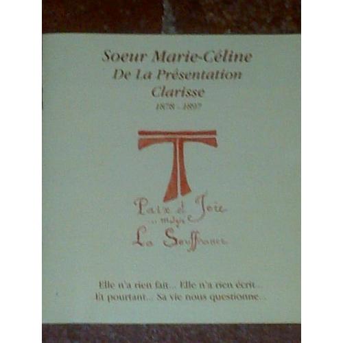 Soeur Marie-Céline De La Présentation 1878-1897