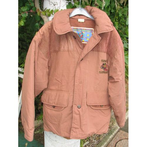 Blouson Anorak Avec Capuche Marron16 Ans