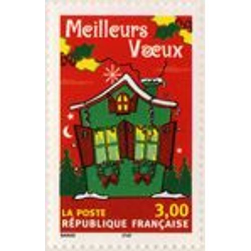Maison Du Pére Noel Sur Surf Bonne Annee 1998 Yt 3203