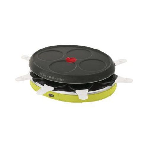 Tefal Colormania RE138O12 - Raclette/grill/crêpière - 1.1 kWatt - blanc/vert cactus