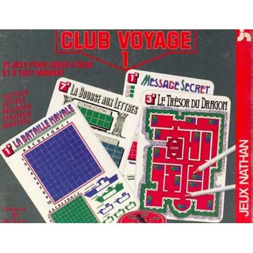 Club Voyage 1 / Nathan / 10 Jeux Pour Jouer À 2 Et À Tout Moment