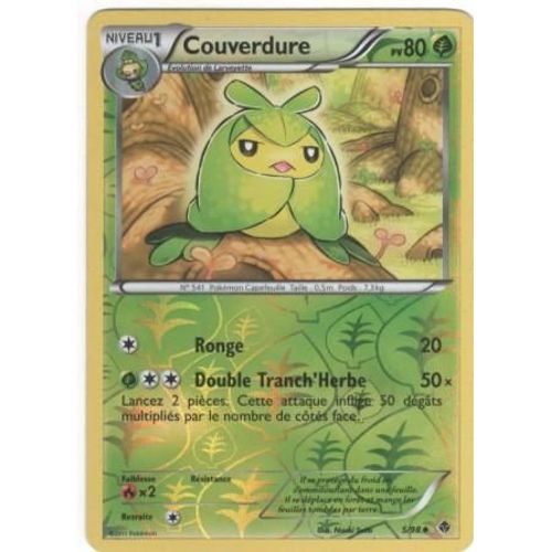 Carte Pokémon "Couverdure" Pv80 Holo Reverse 5/98