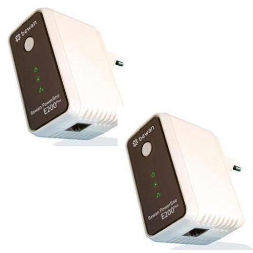 BeWAN Powerline E200Plus DUO - Pont - HomePlug 1.0, HomePlug AV (HPAV), HomePlug 1.0 with Turbo