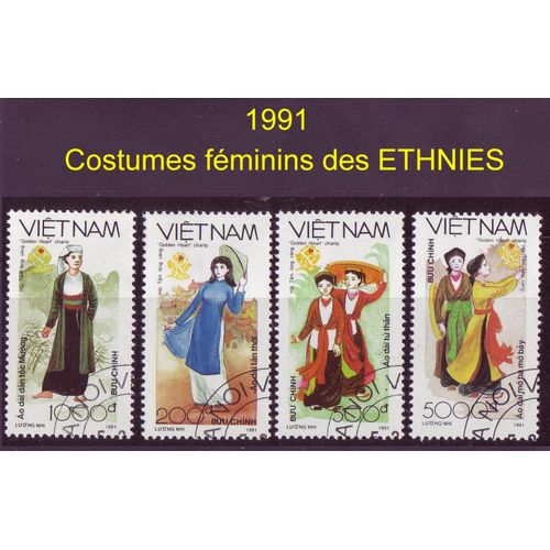 Costumes Féminins Des Ethnies Vietnam
