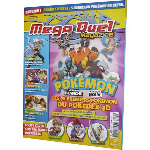 Mega Duel Pokémon Version Blanche Verion Noire, Beyblade, Yu Gi Oh Et Bakugan